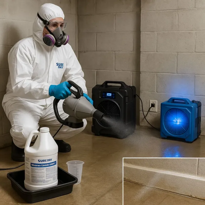 Sanitization and Odor Removal process in Morgan Hill, CA